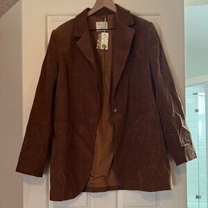 Rylee + Cru Brown Blazer